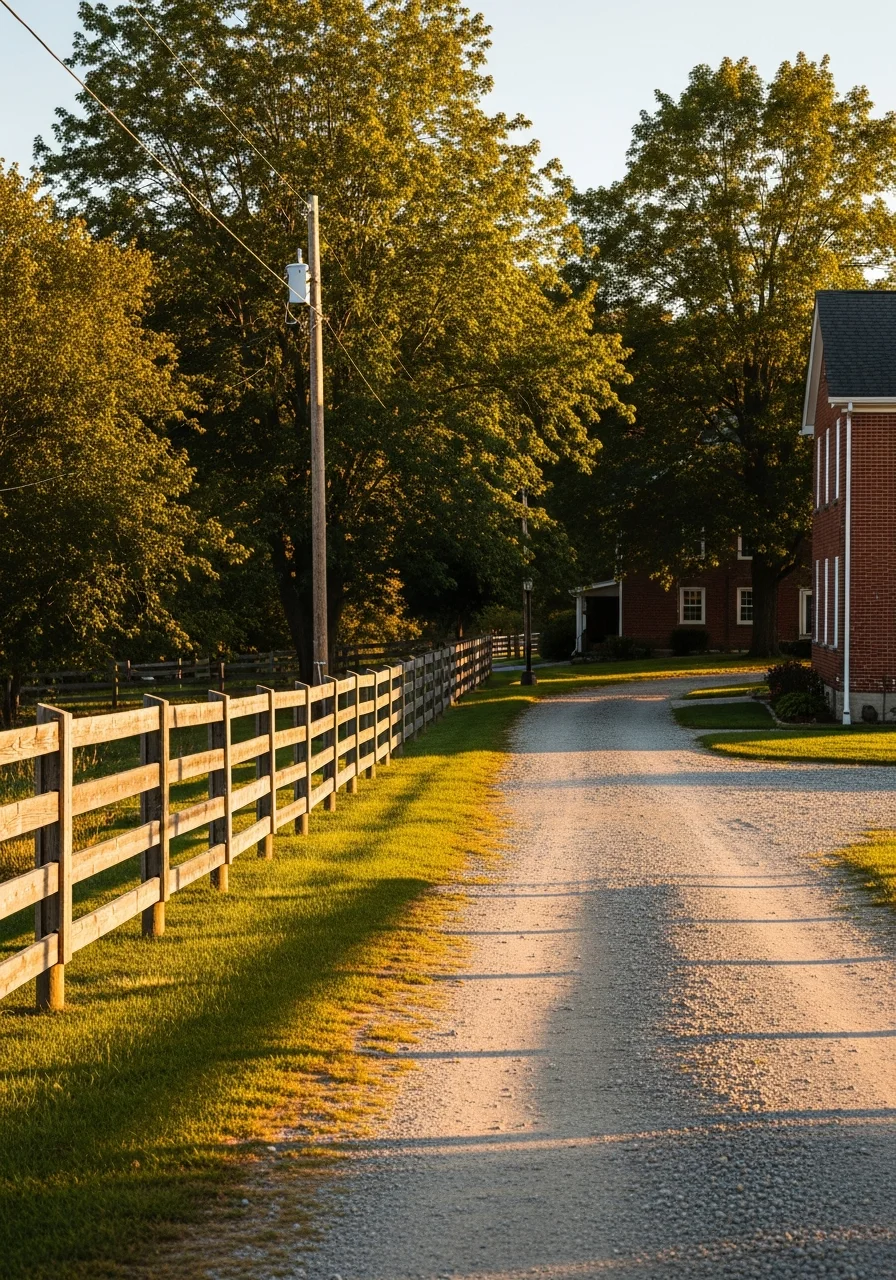 Portrait of a satisfied homeowner standing at their Lebanon County property entrance.