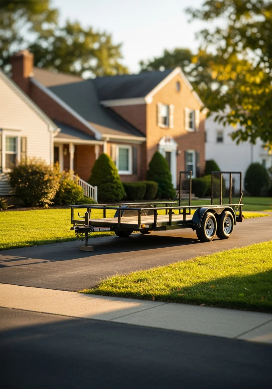 Portrait of a homeowner in front of their York County residence, showing satisfaction with their property.